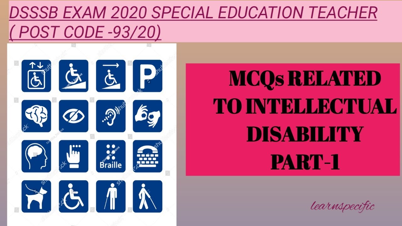 MCQs Related to intellectual Disability Based on DSM-IV