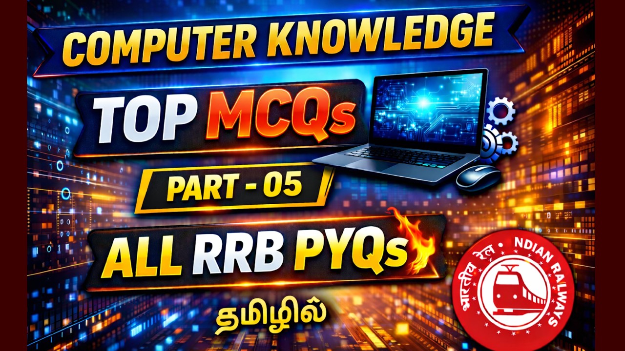 COMPUTER KNOWLEDGE Top MCQs | Part 05 | All RRB PYQs Covered 💻🔥