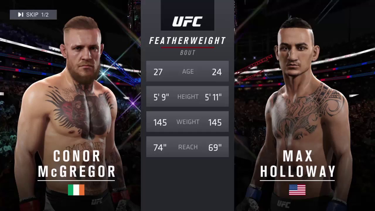 EA Sports UFC 2 Ranked - Conor McGregor vs Max Holloway (GP364)
