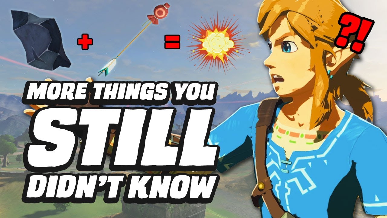 ЕЩЕ 20 вещей, которые вы до сих пор не знали в Zelda Breath Of The Wild