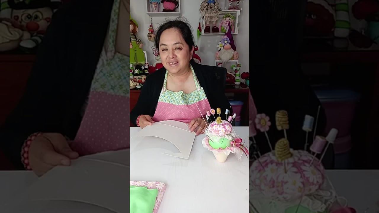 Taza alfiletera (clase en vivo) Nee Crafts