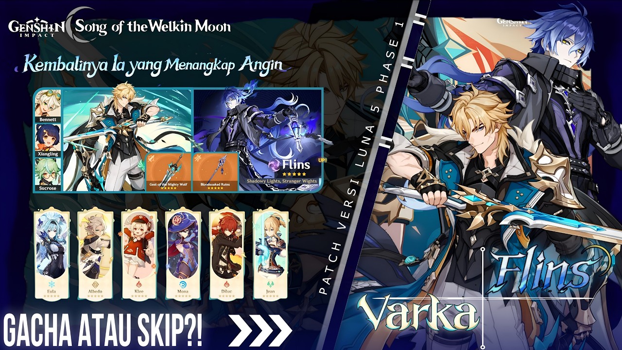【LIVE】 GENSHIN IMPACT - UPDATE BARU BANNER HUSBU!! VARKA DAN FLINS AKHIRNYA RILIS!! GACHA OR SKIP?!