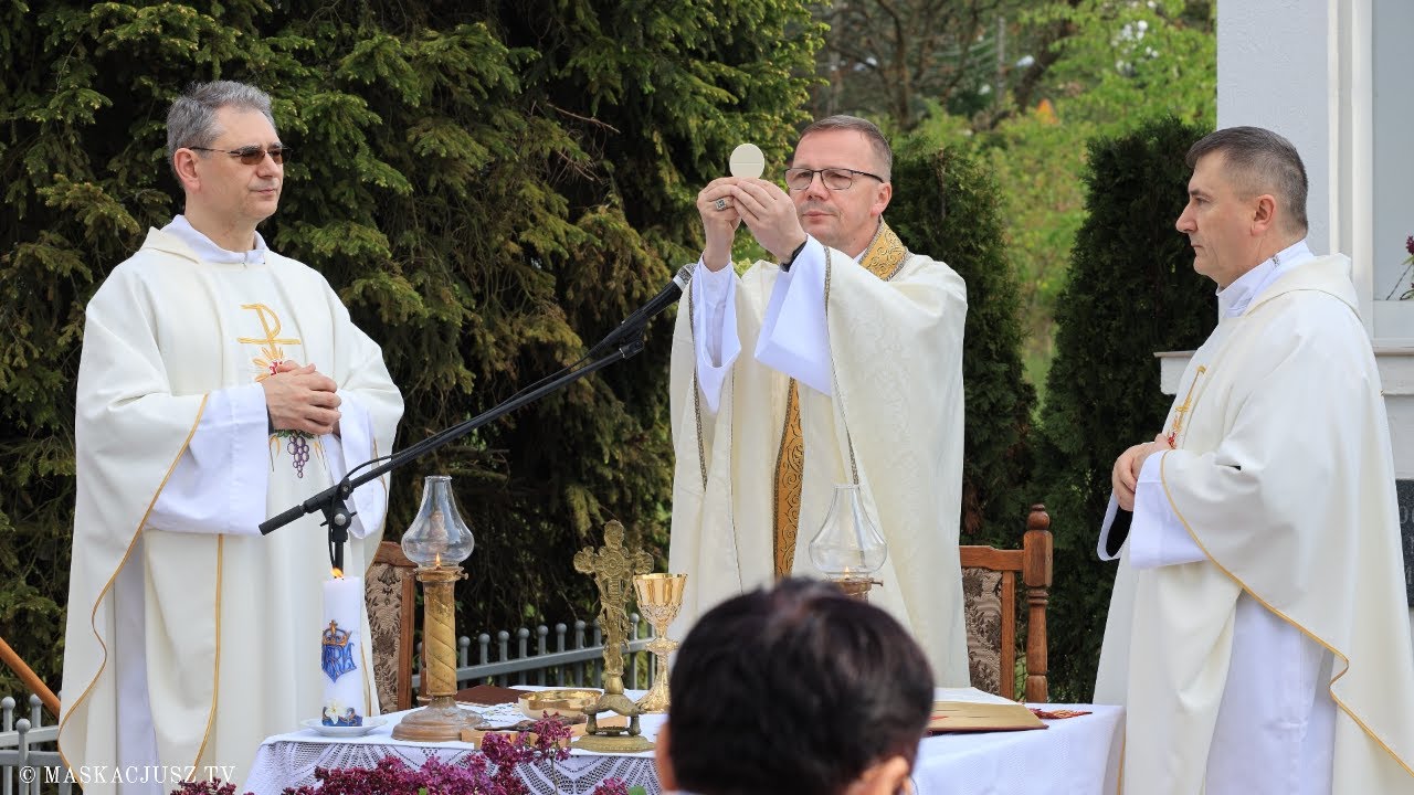 Msza św. przy kapliczce na Parceli w Łodzi-Łagiewnikach | o. bp Piotr Kleszcz OFM Conv.