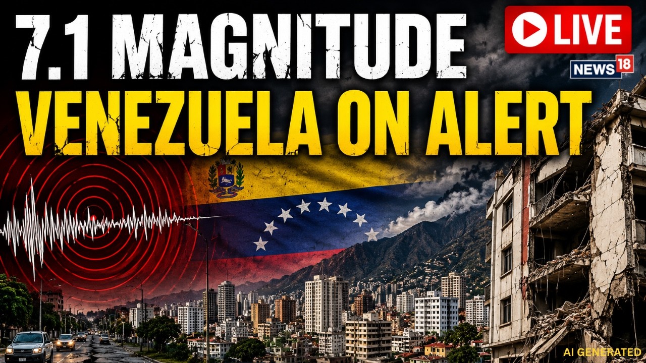 VENEZUELA EARTHQUAKE LIVE | 7.1 Magnitude Quake Shakes Caracas | CARACAS ON ALERT | N18G