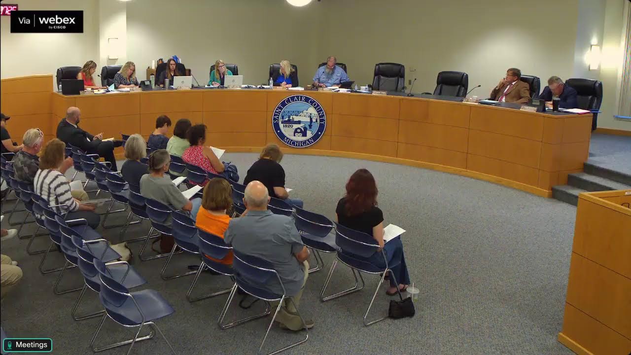 September 18, 2025 St Clair County Board of Commissioners