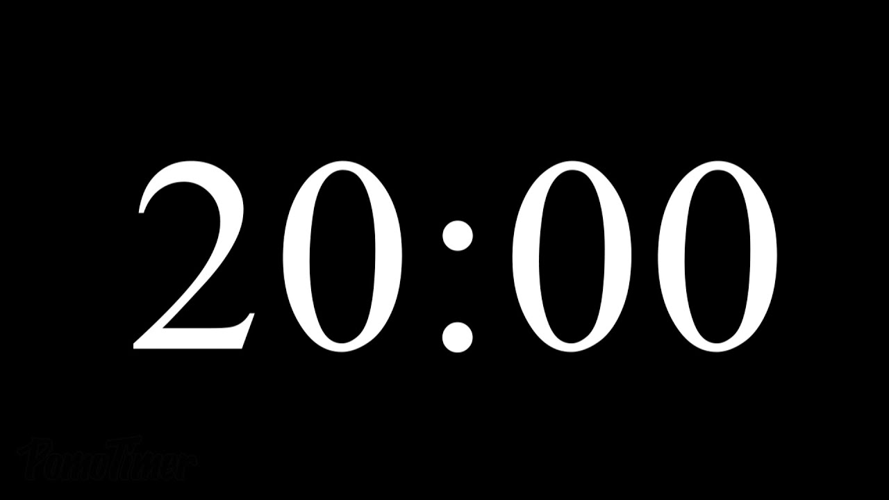 20 min Timer | Gentle Alarm When Time’s Up
