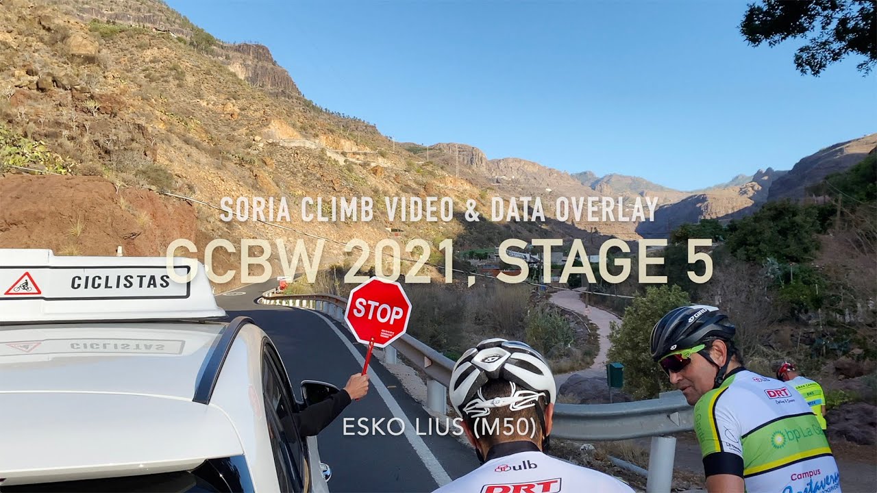 Soria bike climb w data overlay