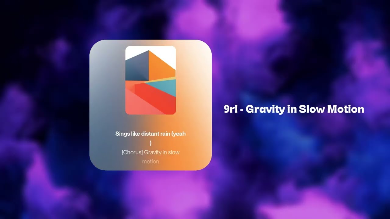 9rl - Gravity in Slow Motion | Chill Deep House