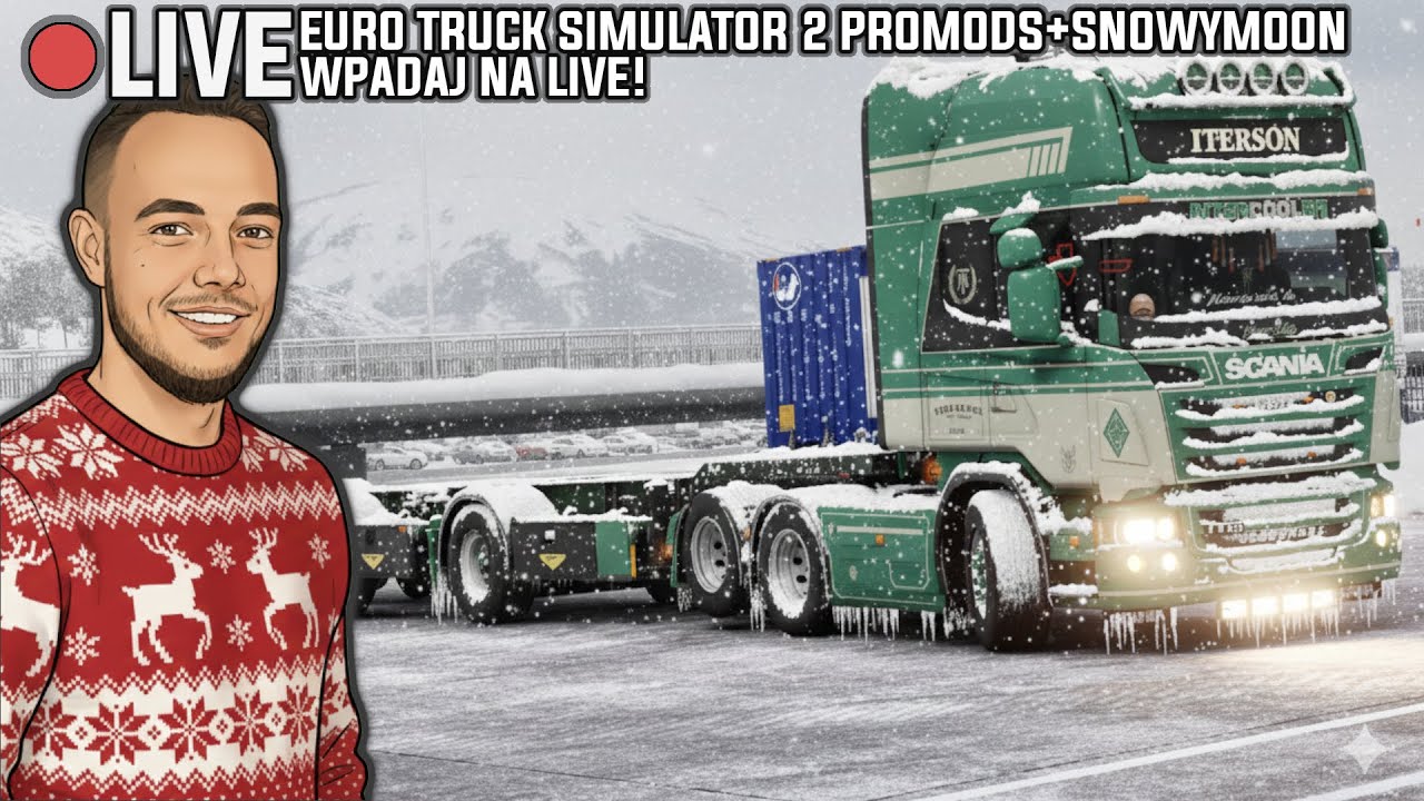 ETS 2 [PROMODS] | POLATAJMY PO ŚWIECIE!🛣️ 🎅🏼💌 2K60FPS📺Live🔴🤠| Jankus |