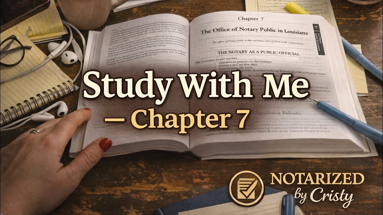 Ch. 7 — The Office of Notary Public in Louisiana