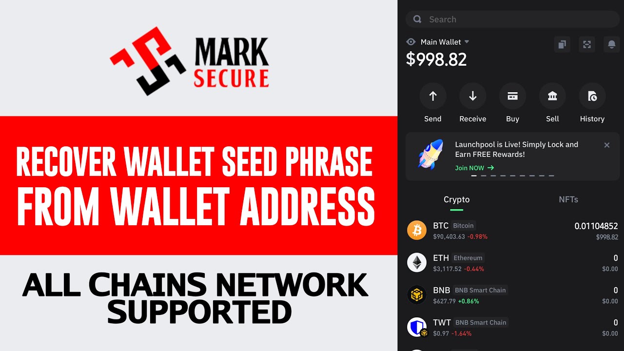 RECOVER WALLET SEED PHRASE FROM WALLET ADDRESS. ALL CHAINS NETWORK-SUPPORTED. FULL TUTORIAL