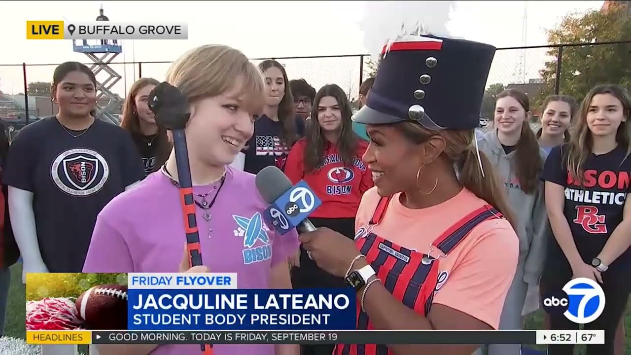 Buffalo Grove High School was featured on ABC7's Friday Flyover!