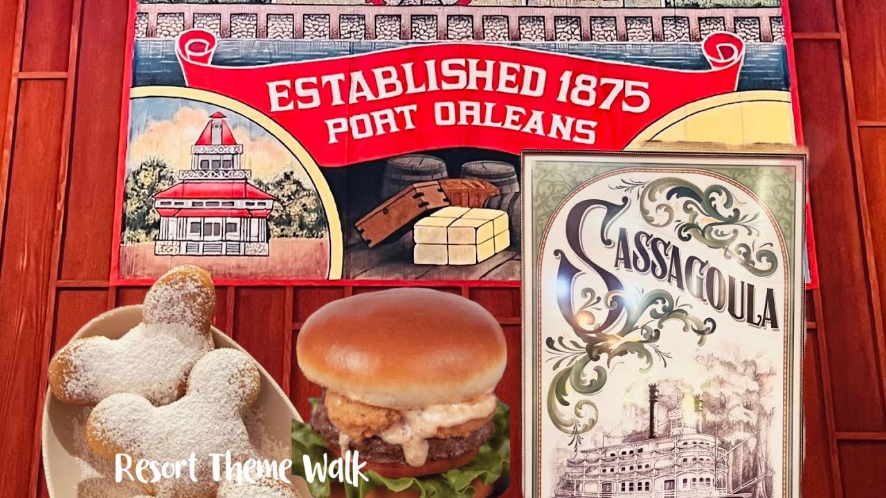 Disney FOOD COURT Tours - Port Orleans Riverside & French Quarter Resorts Dining Options | July 2025