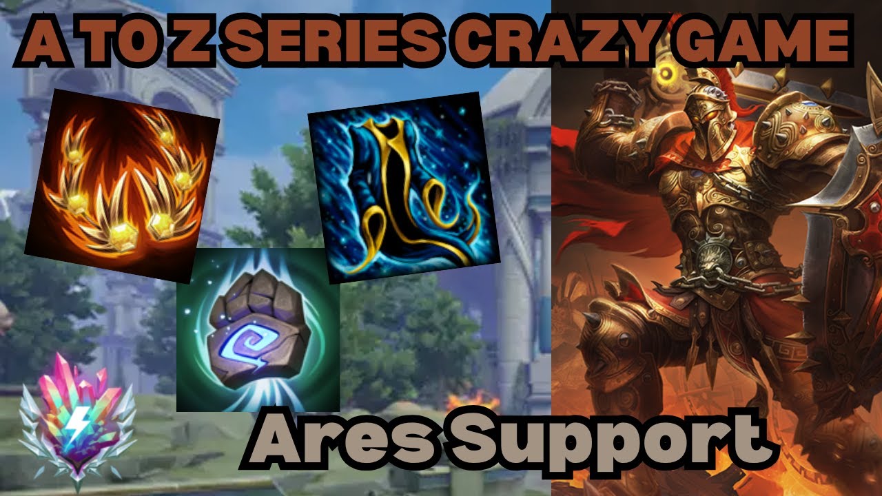 A TO Z SERIES CRAZY GAME STOMP - Ares Support Smite 2 Gameplay