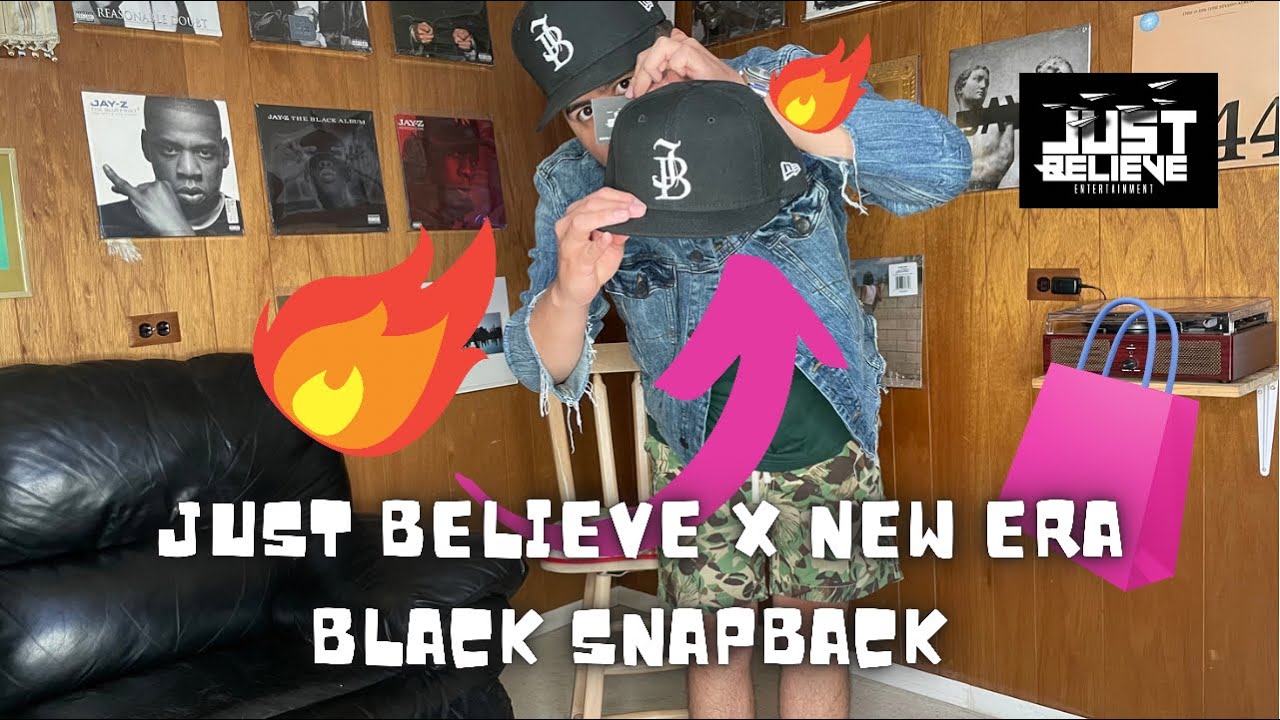 J&B x New Era Caps black / Dark Green under brim snapback Promo video