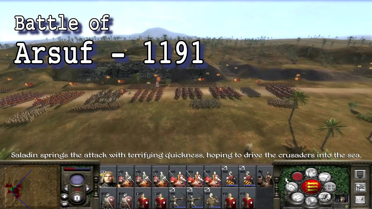 Medieval II Total War Battle of Arsuf, 1191