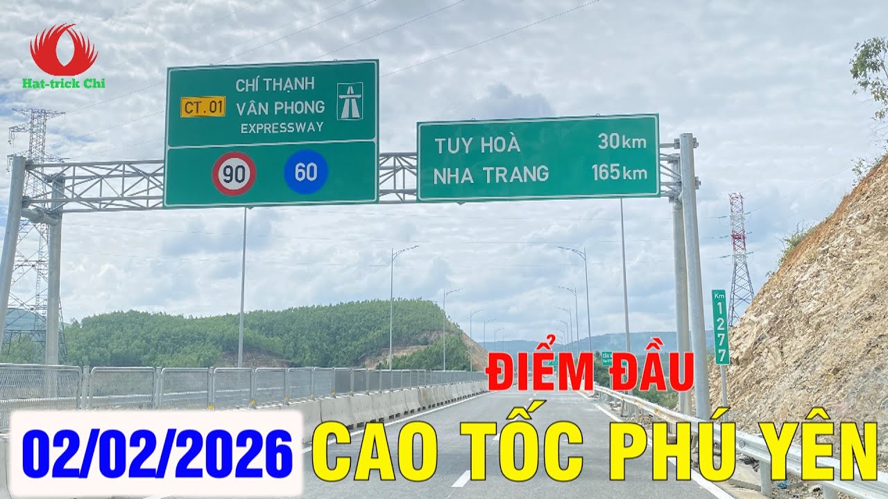 HIỆN TRẠNG CAO TỐC PHÚ YÊN NGÀY 02/02/2026 | TỪ XÃ AN MỸ - NÚT GIAO CHÍ THẠNH