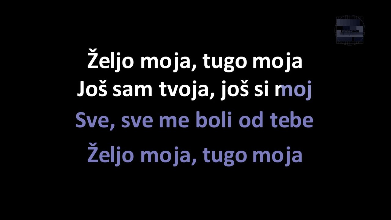 Doris Dragović - Željo moja (Karaoke)