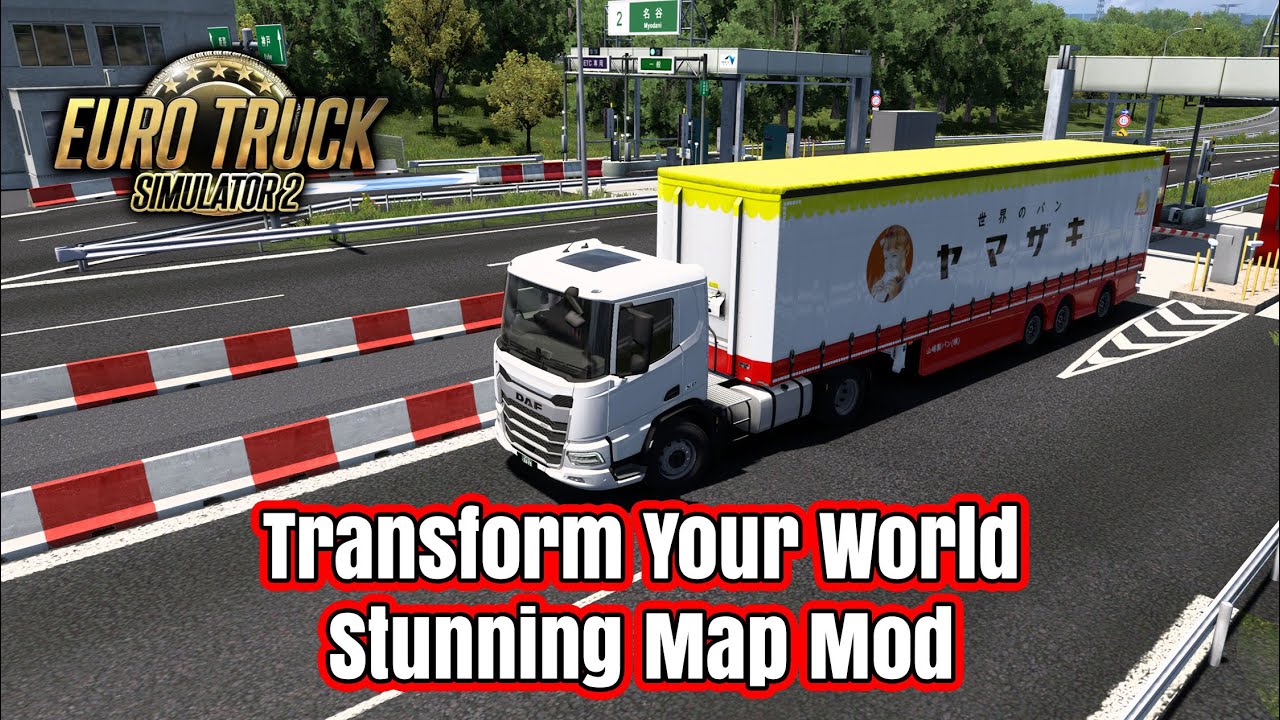 Adventure Awaits! Beautiful Map Mod Enhancements #ets2 #gameplay #rtx3060 #projectjapan #mod #v1.50