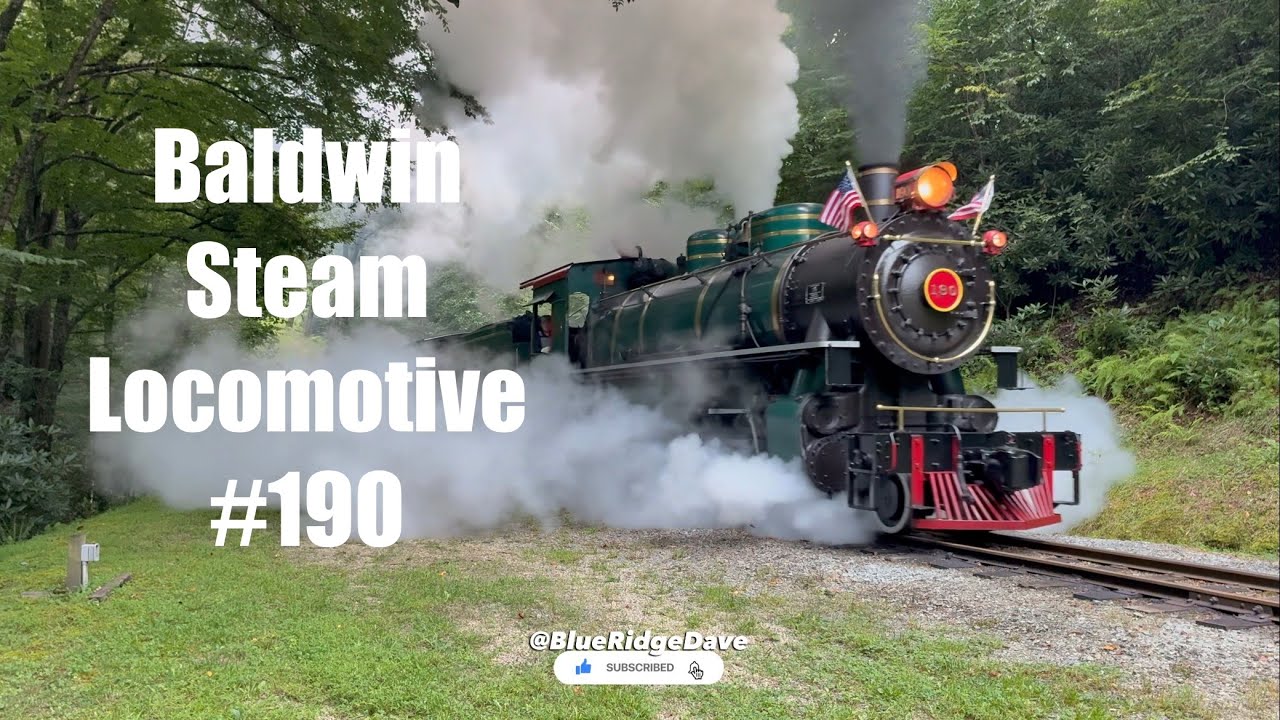 Baldwin Steam Locomotive #190 Yukon Queen at Tweetsie Railroad Heritage Weekend 2025