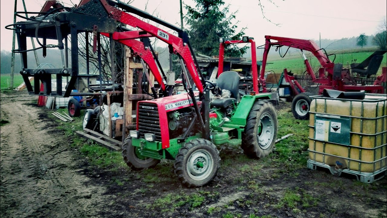 Sam  z Turem / MF 255 / Akcja obornik & Słoma / #MajsterzeWsi