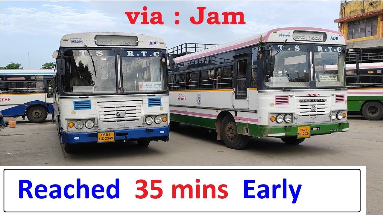 Excellent Driving : TSRTC - Adilabad - Pandharkawada - Hinganghat - Jam - Nagpur