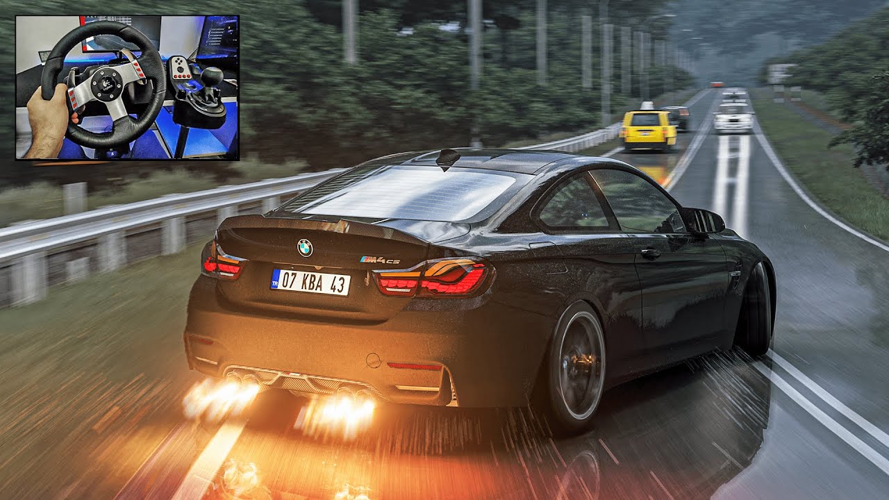 Cengiz Kurtoğlu - Küllenen Aşk BMW M4 CS YAĞMURDA DRİFT l ASSETTO CORSA