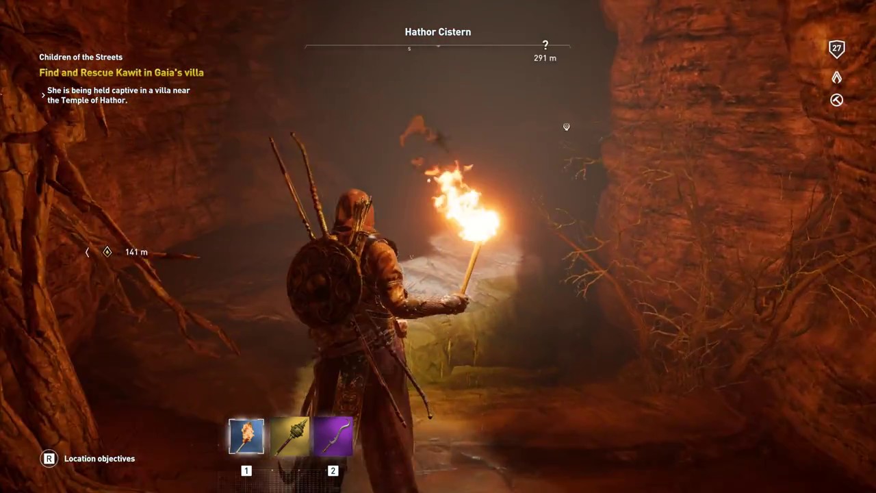AC Origins Hathor Cistern Loot Treasure Locations