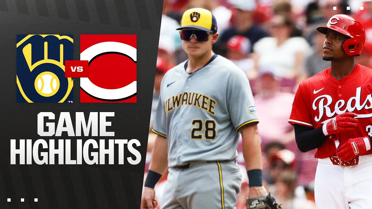 Brewers vs. Reds Game Highlights (8/17/25) | MLB Highlights
