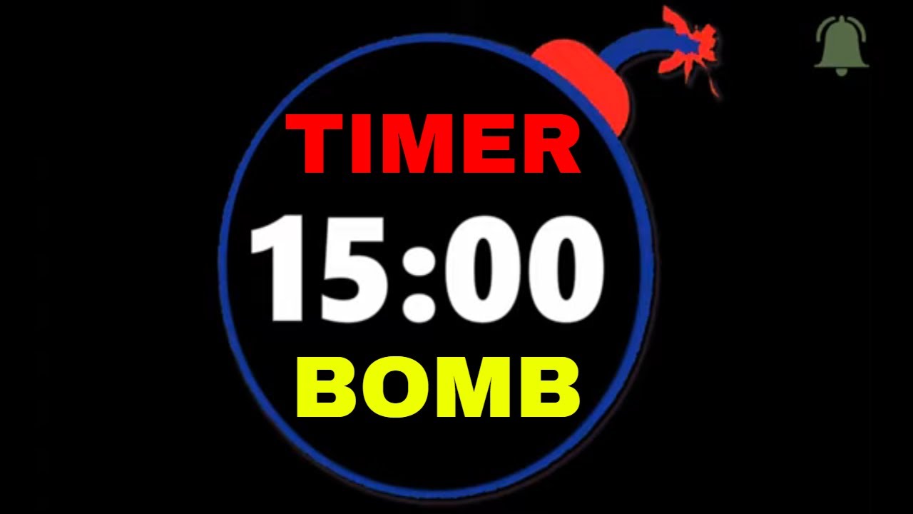 15 minutes TIMER BOMB - 15 minutes BOMB Countdown with MUSIC.