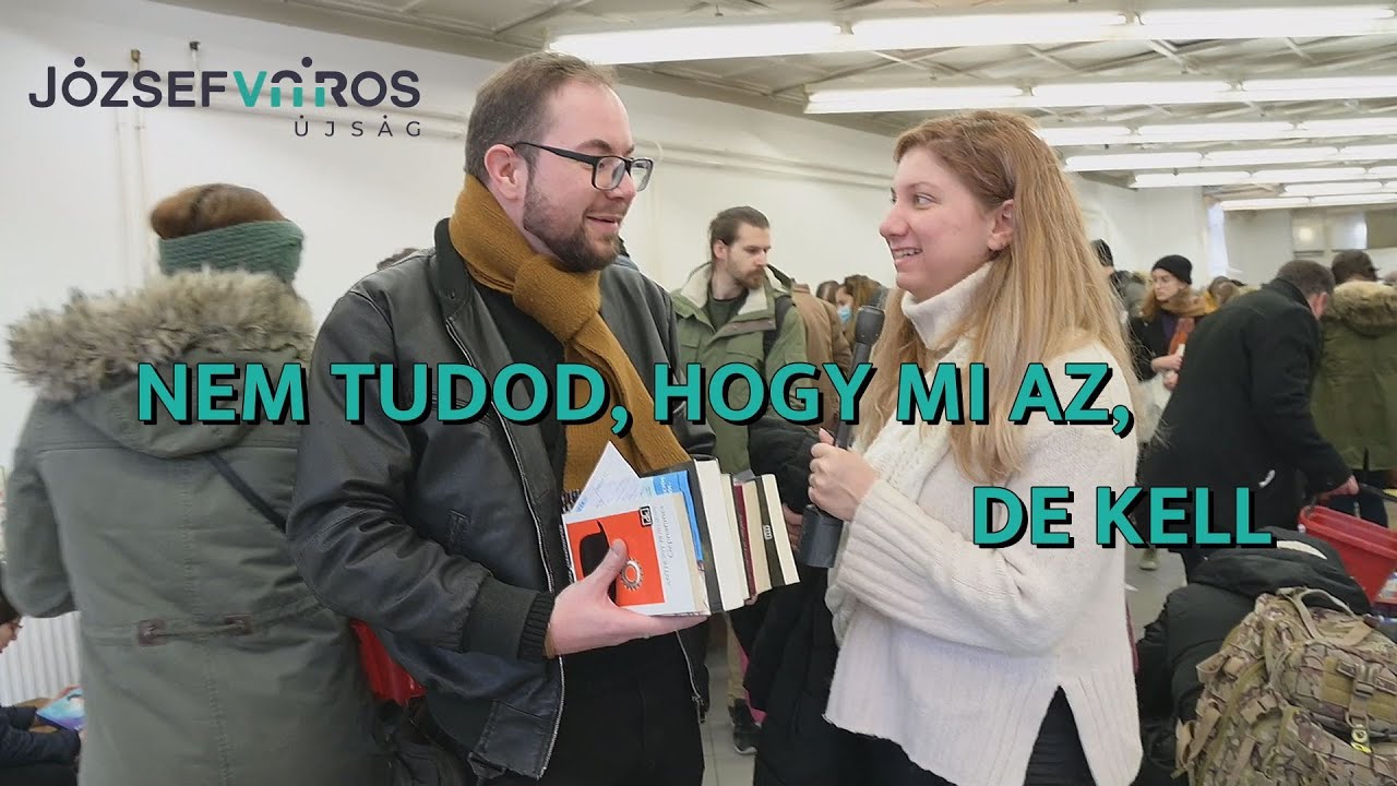 Nem tudod, hogy mi az, de kell - könyvvásár a Rákóczi téri Vásárcsanokban