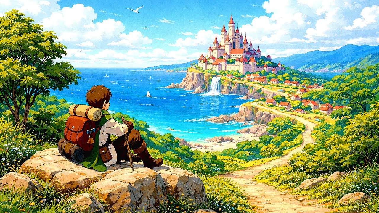 The Journey Ends Here | Ghibli Inspired Music for Sleep & Studying