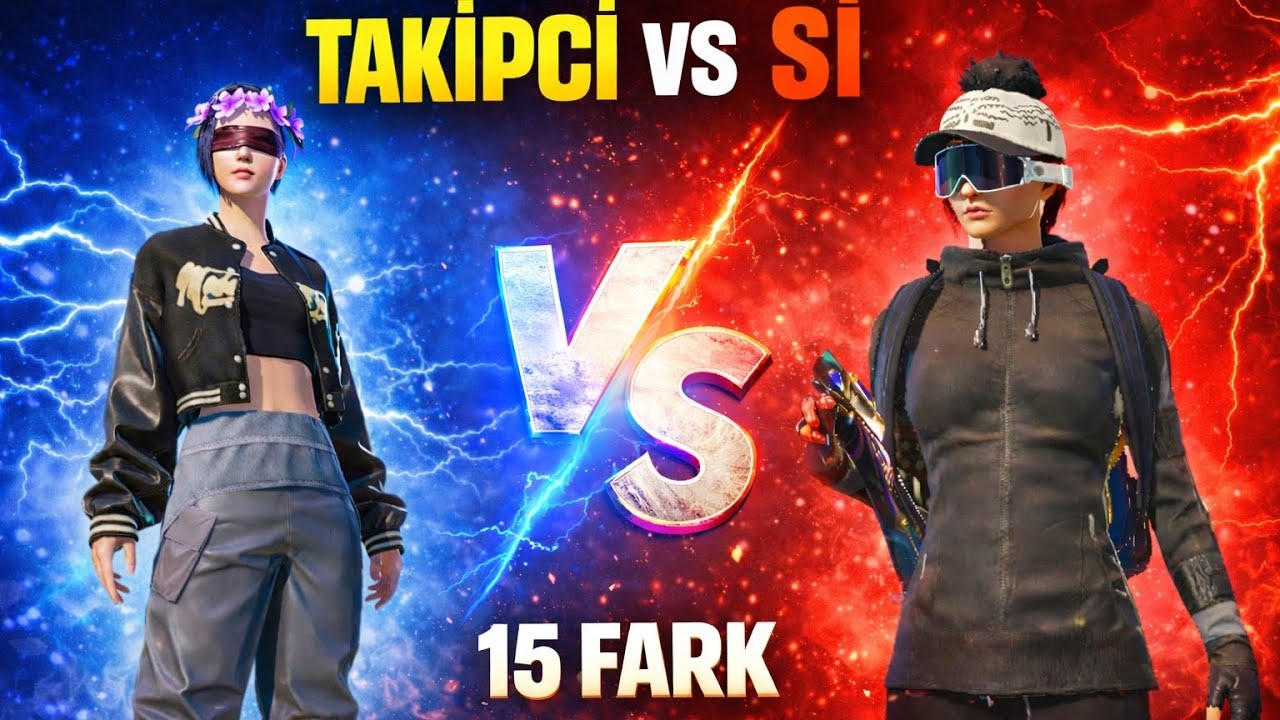 TAKİPCİM İLE VS 15 FARK İLE BİTTİ | PUBG MOBİLE