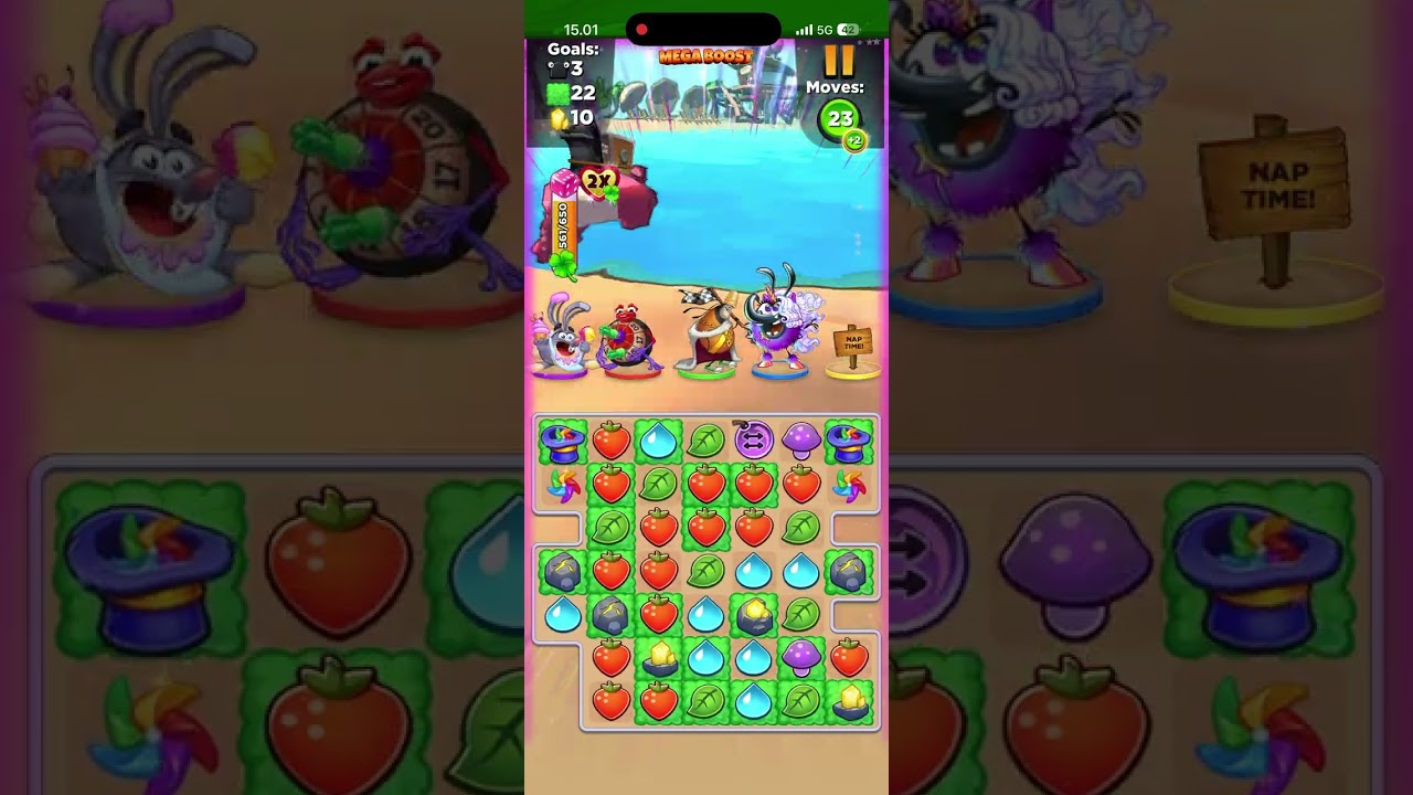 Best Fiends Mega Boost 2 Minutes #74