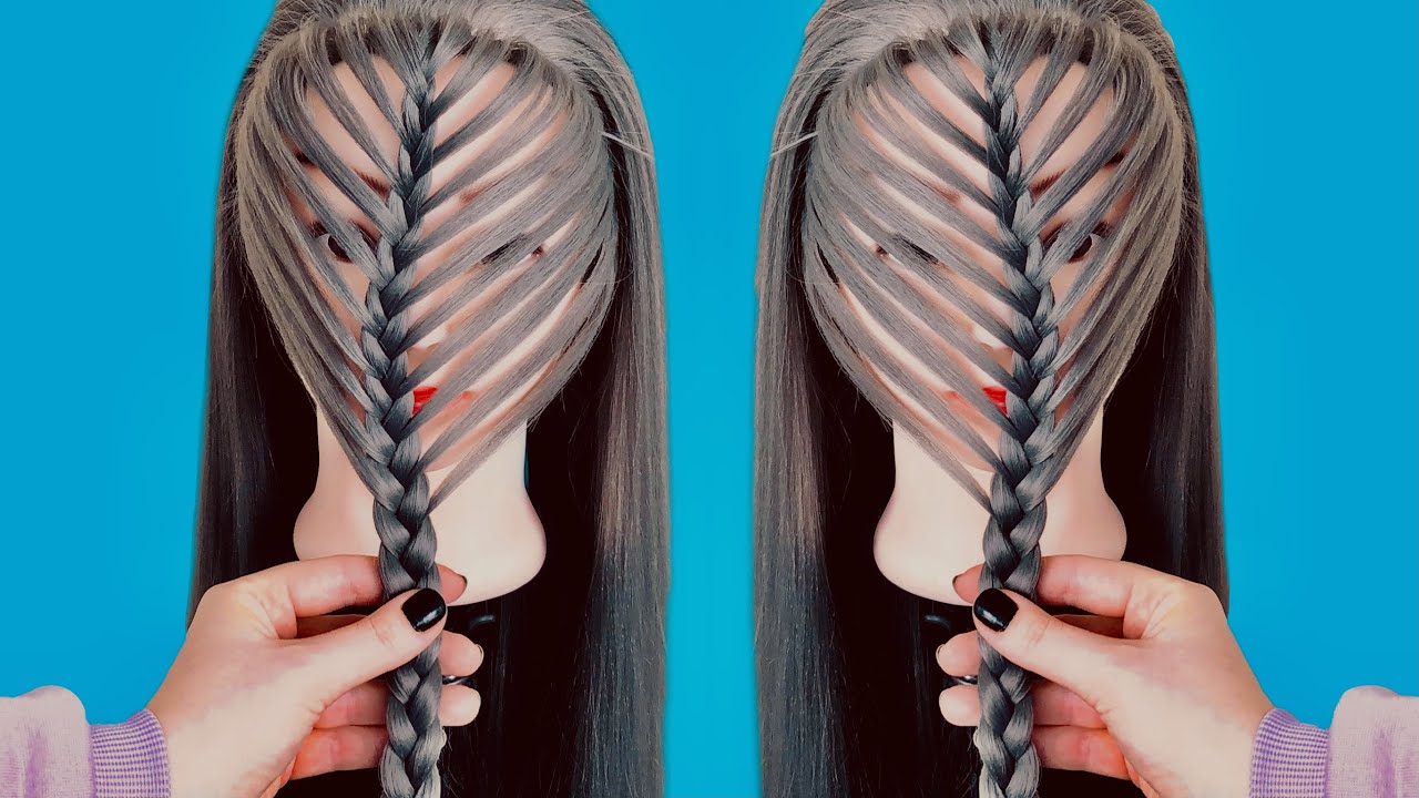 Простая Прическа на Каждый день из кос, легко сделать себе. Easy everyday hairstyles