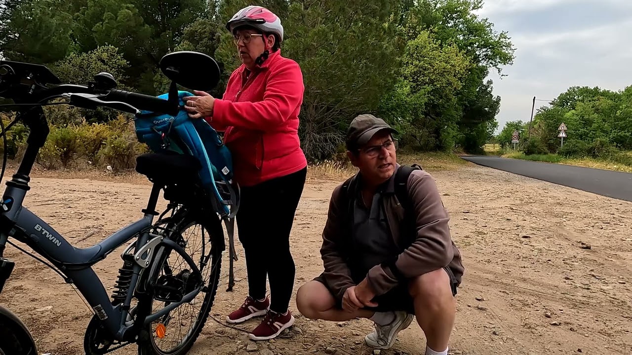 Balade en vélo à Sorède (Pyrénées Orientales)