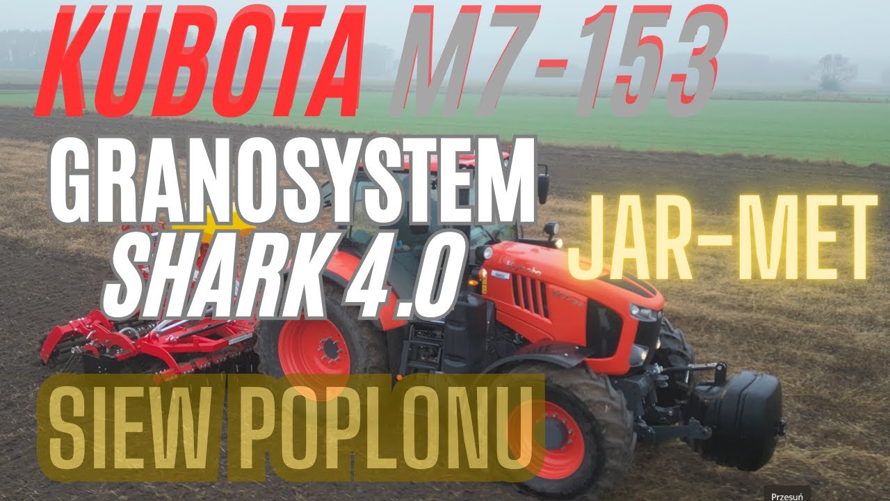 GRANO SYSTEM SHARK 4m z Siewnikiem JAR-MET ROLMECH
