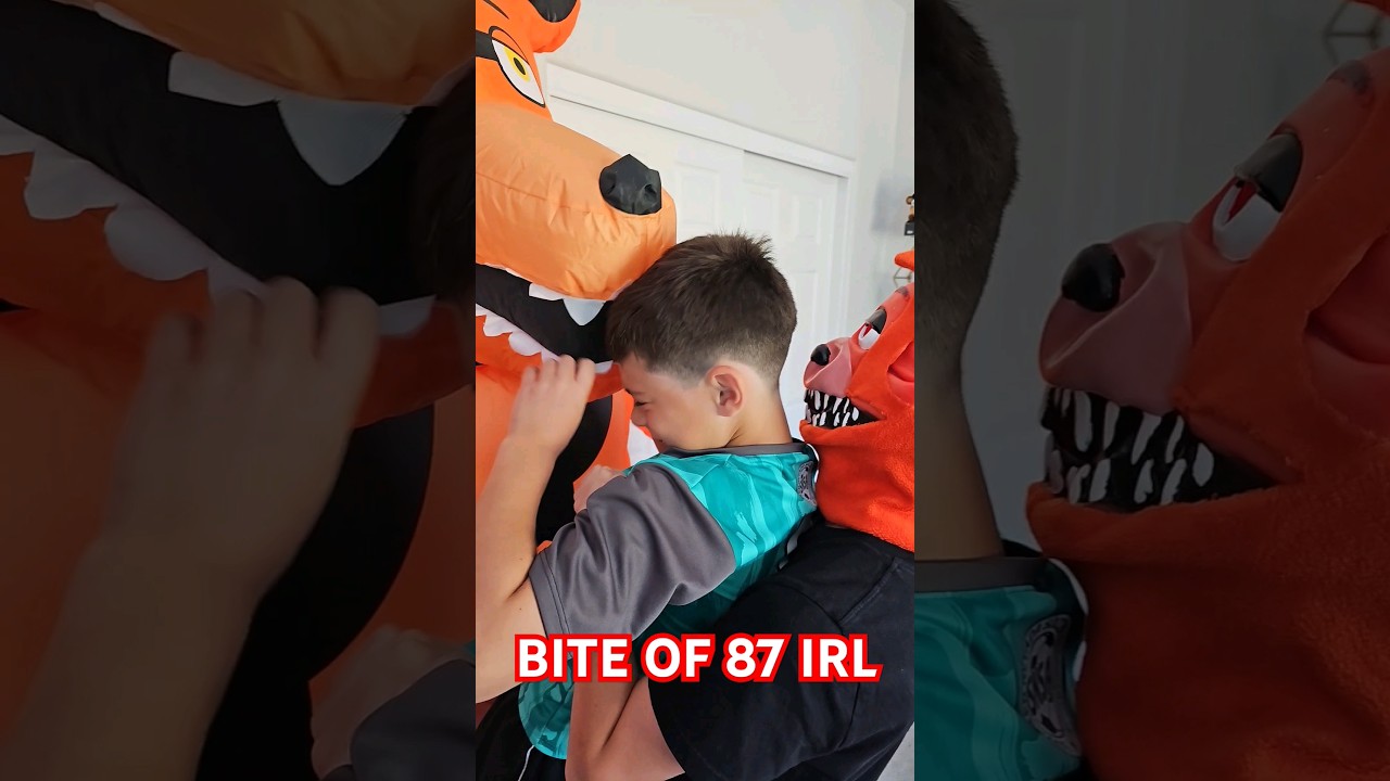 THE BITE OF 87 IRL 😱 #fnaf #fivenightsatfreddys #fnafmemes