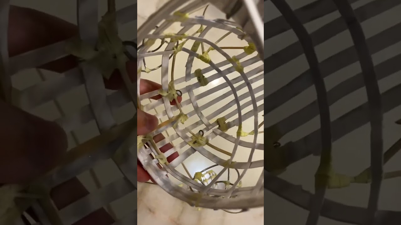 My lion dance head made with paper and rattan. #liondance