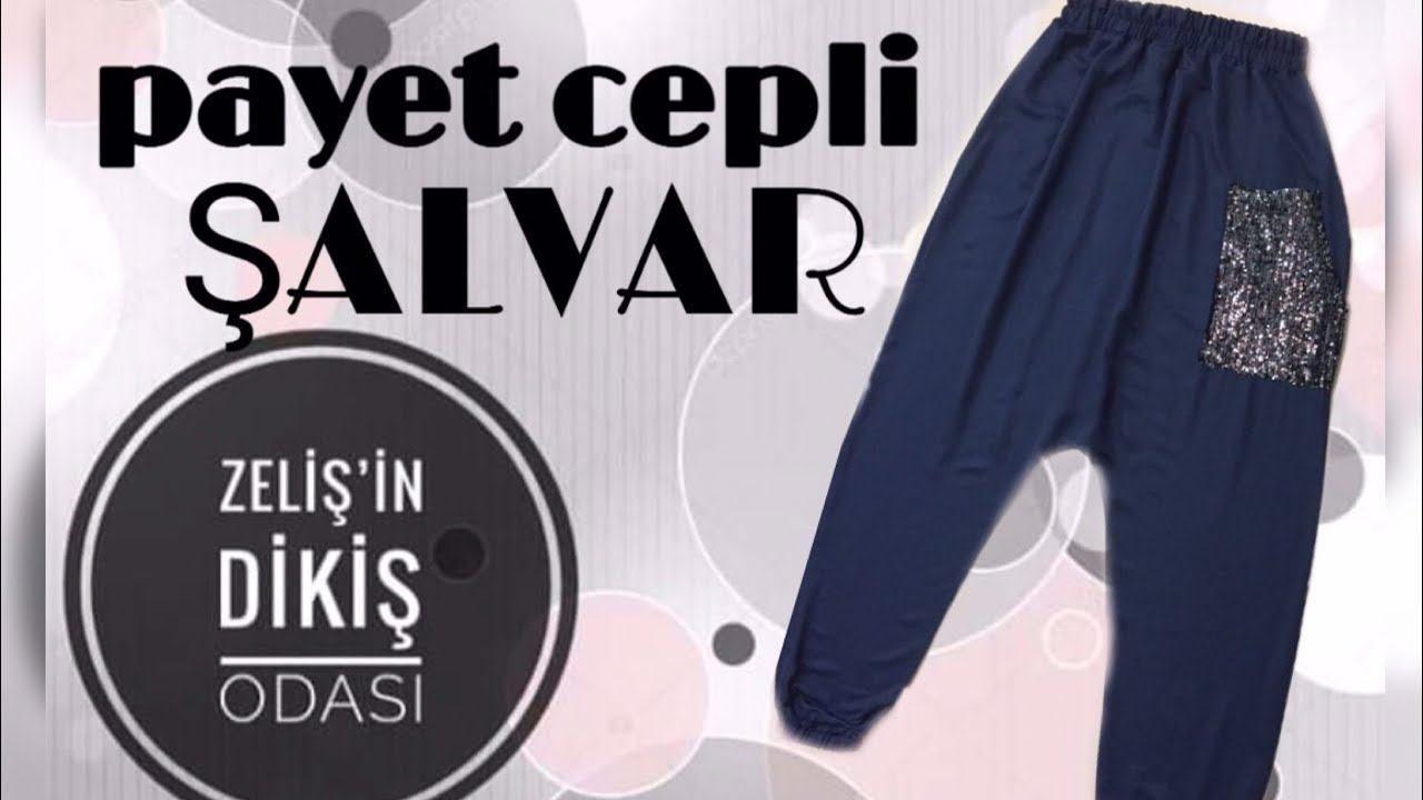 SPOR ŞALVAR PRATİK KESİMİ VE DİKİMİ /ŞALVAR PANTOLON NASIL DİKİLİR/SALWAR CUTTİNG