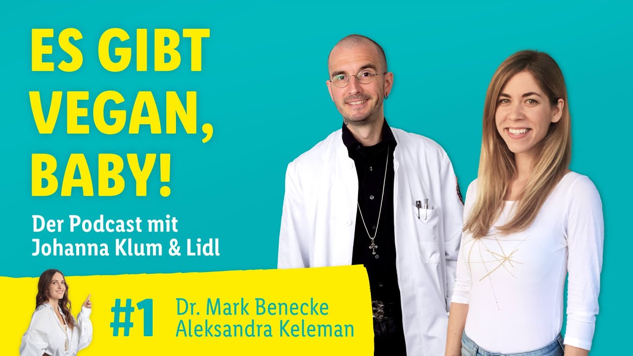 Wie vegan werden für Anfänger | Es gibt vegan, Baby! #1 mit Mark Benecke & Aleksandra Keleman