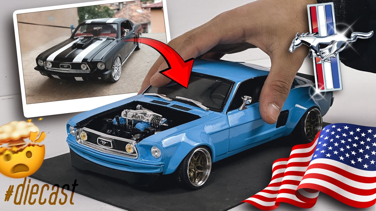 El Classico: 1968 Mustang Diecast Widebody Restomod! 🚀