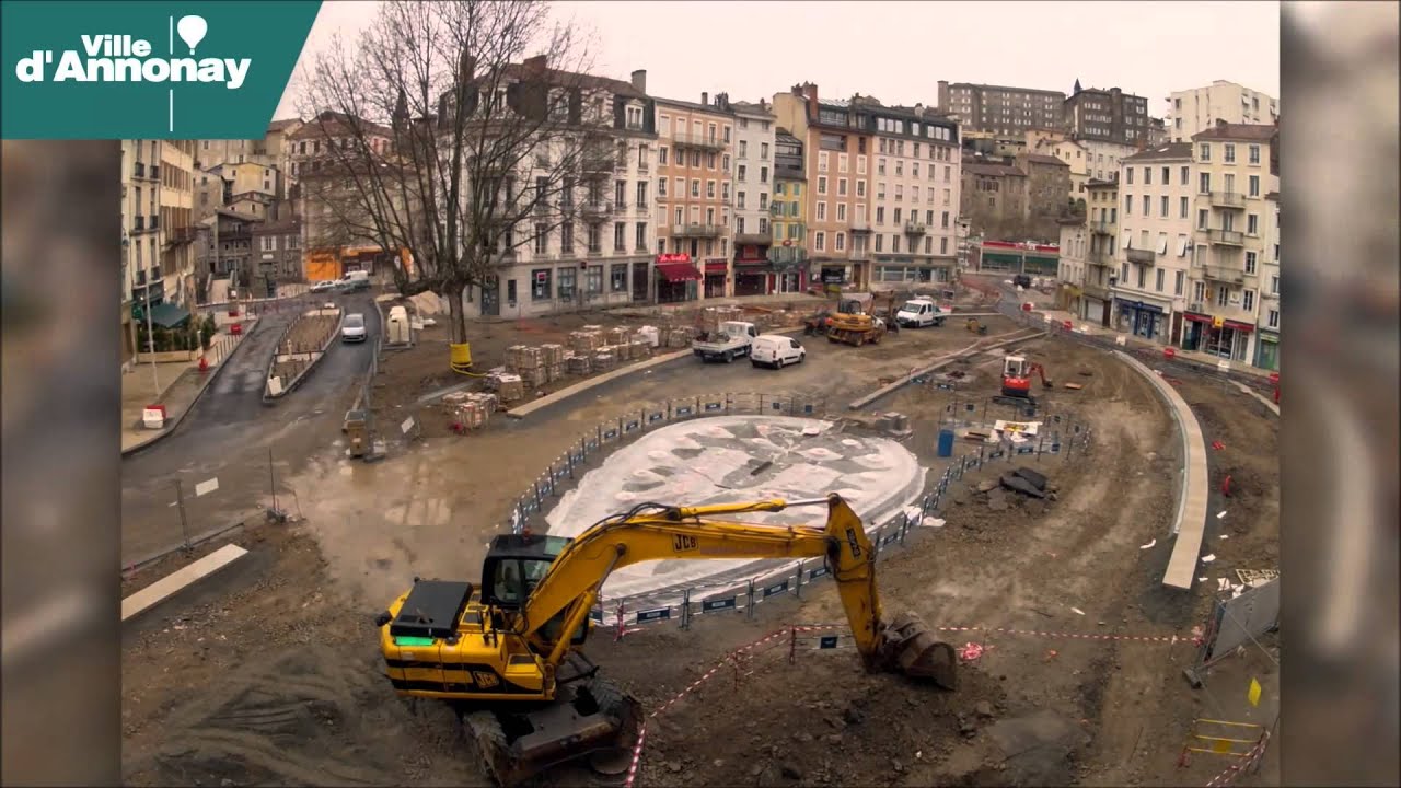 Time-lapse : les travaux de la place des Cordeliers en accéléré (2012-2013)