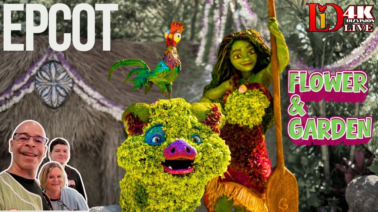 🌸 LIVE First Look at EPCOT Flower & Garden Festival 2026 | Topiaries, Booths & Spring Vibes 🌼