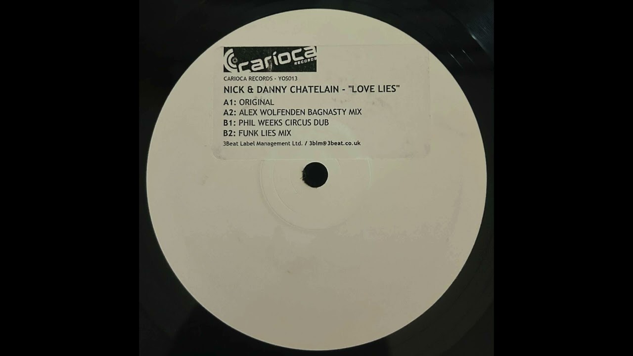Nick & Danny Chatelain – Love Lies (Alex Wolfenden Bagnasty Remix)