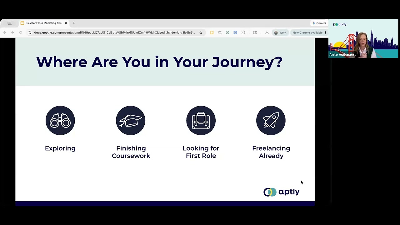 Kickstart Your Marketing Career Live Event Recording