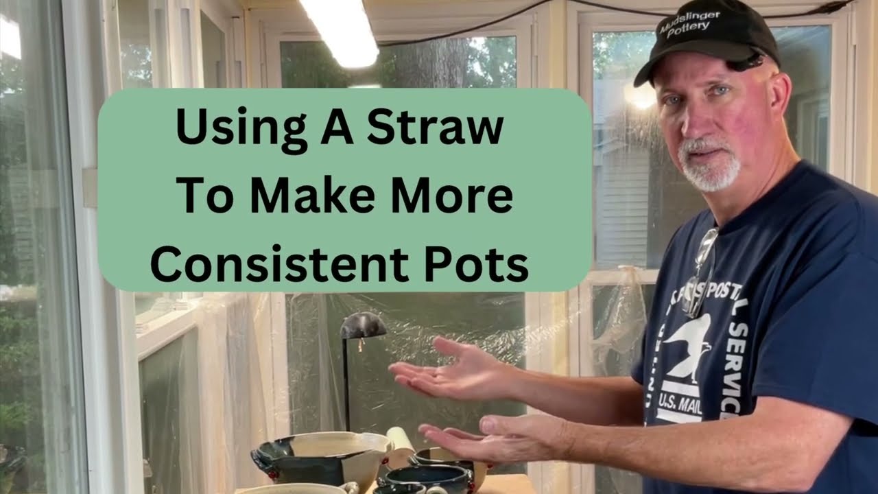 Using A Straw To Make More Consistent Pots