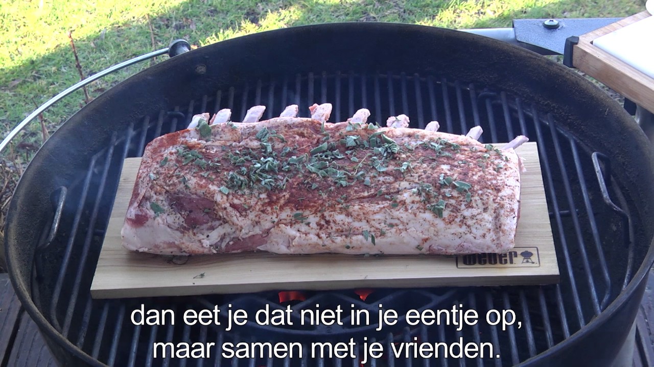 Weber cederhout plank - uitleg video, productvideo, review Barbecueshop en Tom Coronel