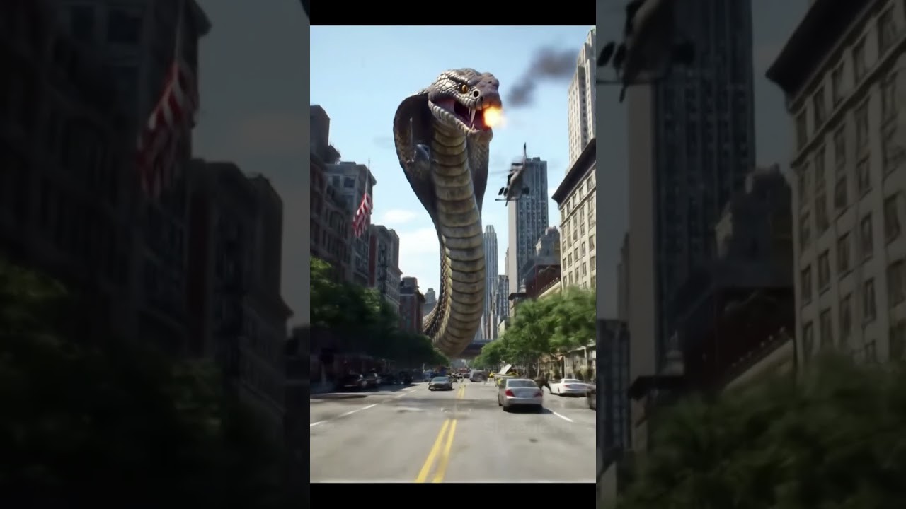 GIANT COBRA ATTACKS CITY! 🐍 Epic VFX Monster Short Film (2025 Action)