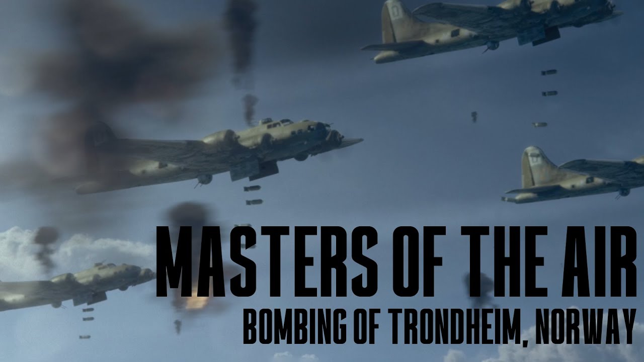 Masters of the Air(2024) scene - Bombing of Trondheim, Norway